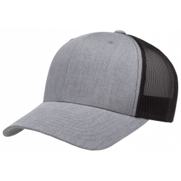 Кепка FlexFit 6606T Retro Trucker - Heather/Black