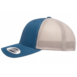 Кепка FlexFit 6606T Retro Trucker - Steel Blue/Silver