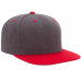 Кепка FlexFit 6089MT - Classic Snapback Dark Heather/Red Кепка FlexFit 6089MT - Classic Snapback Dark Heather/Red