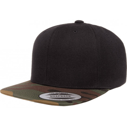 Кепка FlexFit 6089TC - Classic Snapback Black/Camo Кепка FlexFit 6089TC - Classic Snapback Black/Camo
