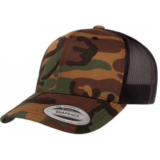 Кепка FlexFit 6606CA Retro Trucker - Green Camo Кепка FlexFit 6606CA Retro Trucker - Green Camo