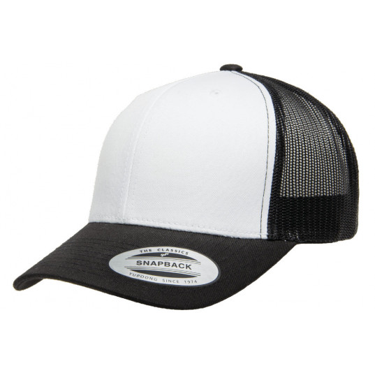 Кепка FlexFit 6606W Retro Trucker - Black/White/Black Кепка FlexFit 6606W Retro Trucker - Black/White/Black