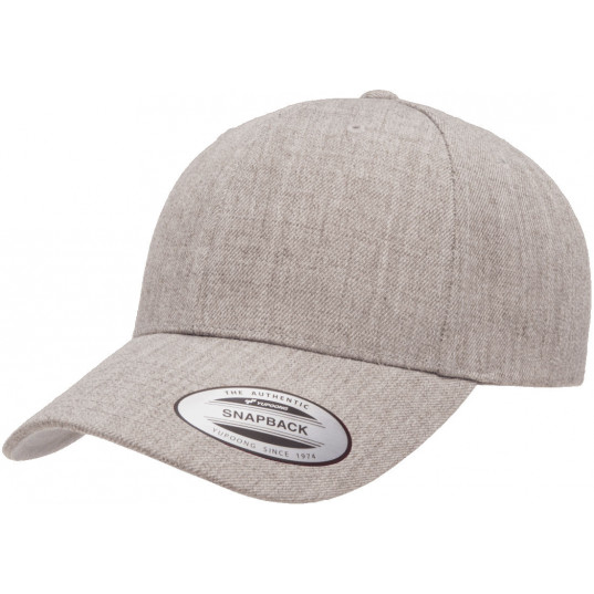 Кепка FlexFit 6789M - Curved Visor Snapback Heather Grey Кепка FlexFit 6789M - Curved Visor Snapback Heather Grey
